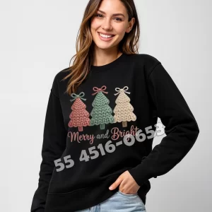 Sudadera Arbolitos Navideños