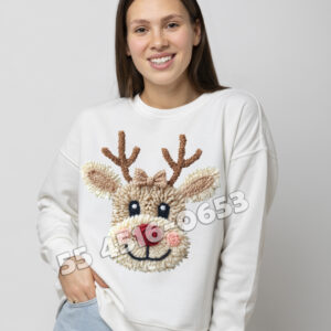 Sudadera Reno Navideño