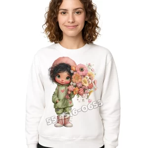 Sudadera Love Flores
